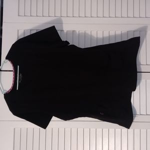 Sz 2x Heartsoul Black Scrub Top